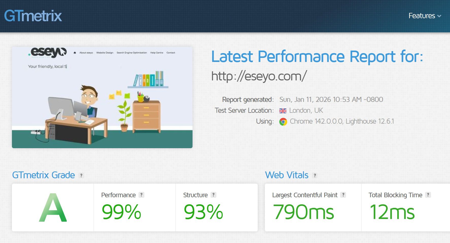secure and fast hosting solutions with eseyo